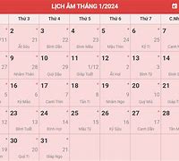 Lịch Dương 2024 Tháng 10