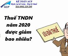 Miễn Giảm Thuế Thu Nhập Doanh Nghiệp 2020